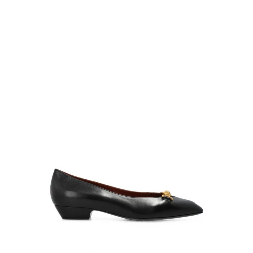 Versace Black Ballet Flats Women